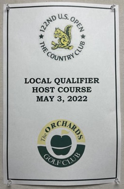 2022 US Open Local Qualifer The Orchards - Host Course