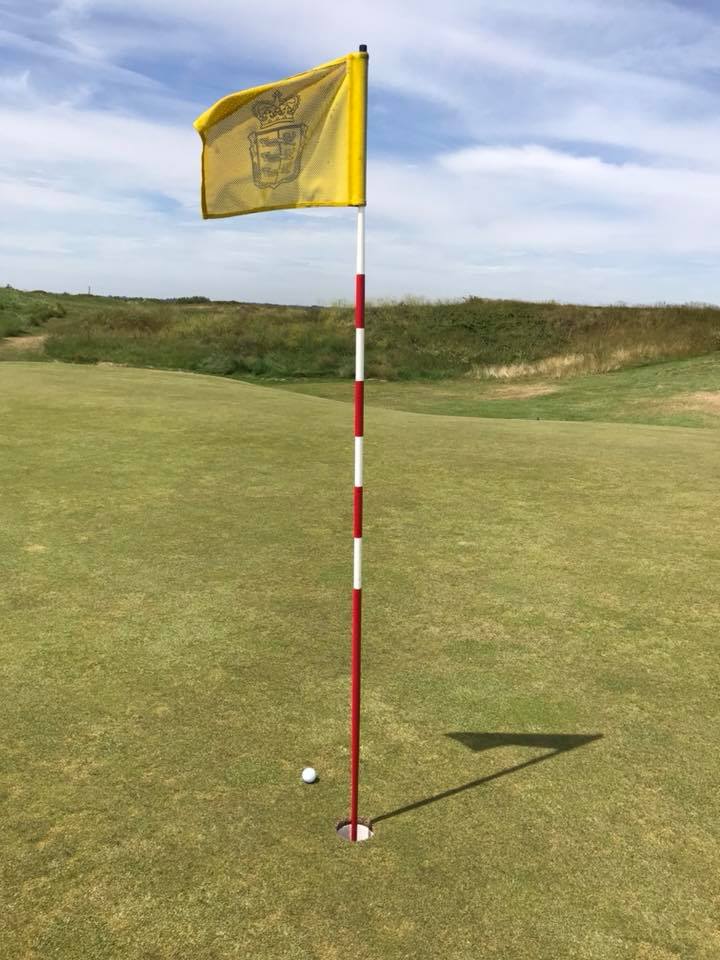 Almost a hole in one at Royal Cinque Ports Golf Club!