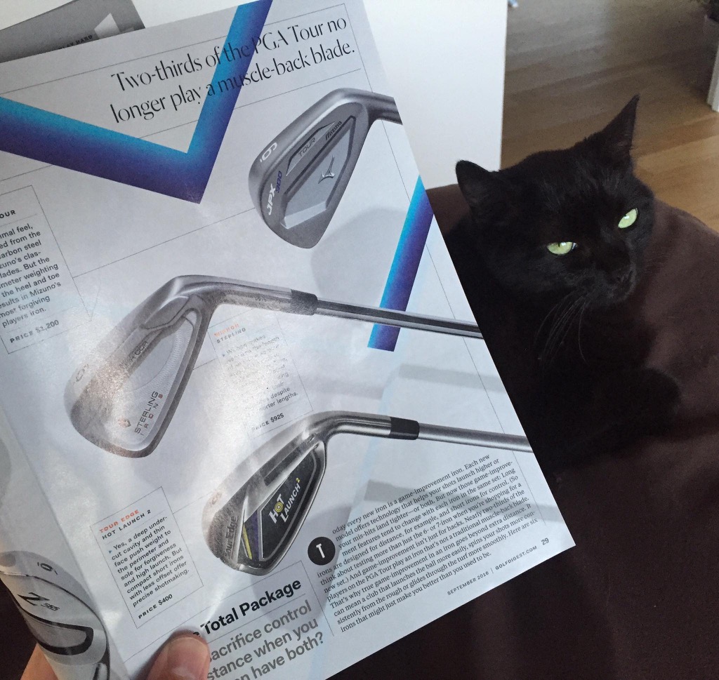 Golf Digest featured Sterling Irons® single length irons in the September 2016 issue
