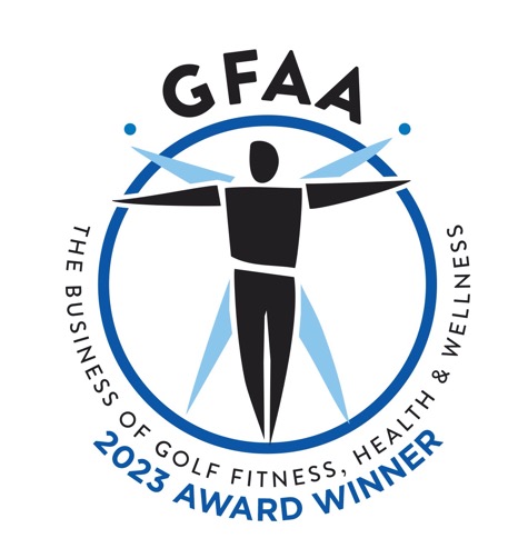 Jaacob Bowden & Swing Man Golf are 3-time winners of the Golf Fitness Association of America Off-Course Award